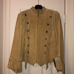 NWT Western Scully Suede Leather Jacket Size S
